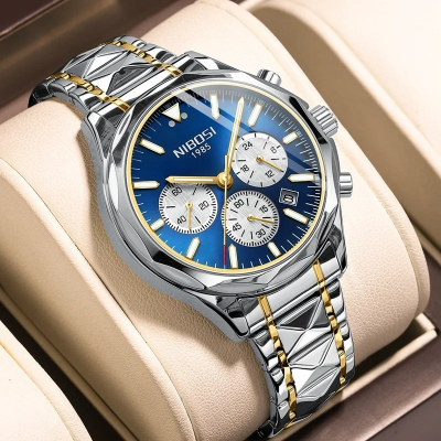 Picture of NIBOSI 2608 Luxury Watch Men Top Brand Wristwatch Chronograph Waterproof Luminous Date Men Watches