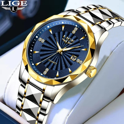 Picture of LIGE 89142 Blue Fashion Quartz Watches Men Casual business Luxury Mens Watch Sports Clock Waterproof Luminous Wrist Watch
