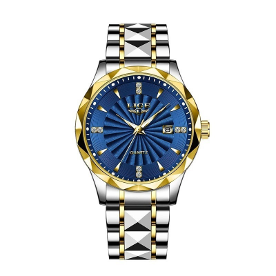 Picture of LIGE 89142 Blue Fashion Quartz Watches Men Casual business Luxury Mens Watch Sports Clock Waterproof Luminous Wrist Watch