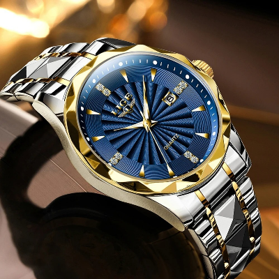 Picture of LIGE 89142 Blue Fashion Quartz Watches Men Casual business Luxury Mens Watch Sports Clock Waterproof Luminous Wrist Watch