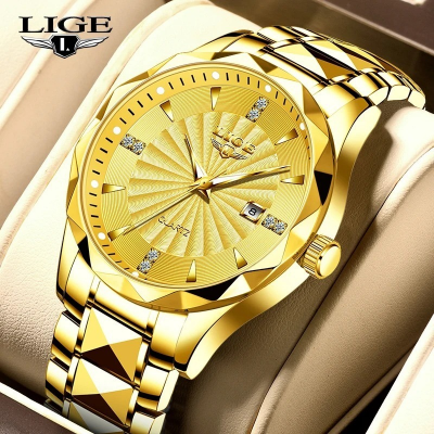 Picture of LIGE 89142 Fashion Quartz Watches Men Casual business Luxury Mens Watch Sports Clock Waterproof Luminous Wrist Watch