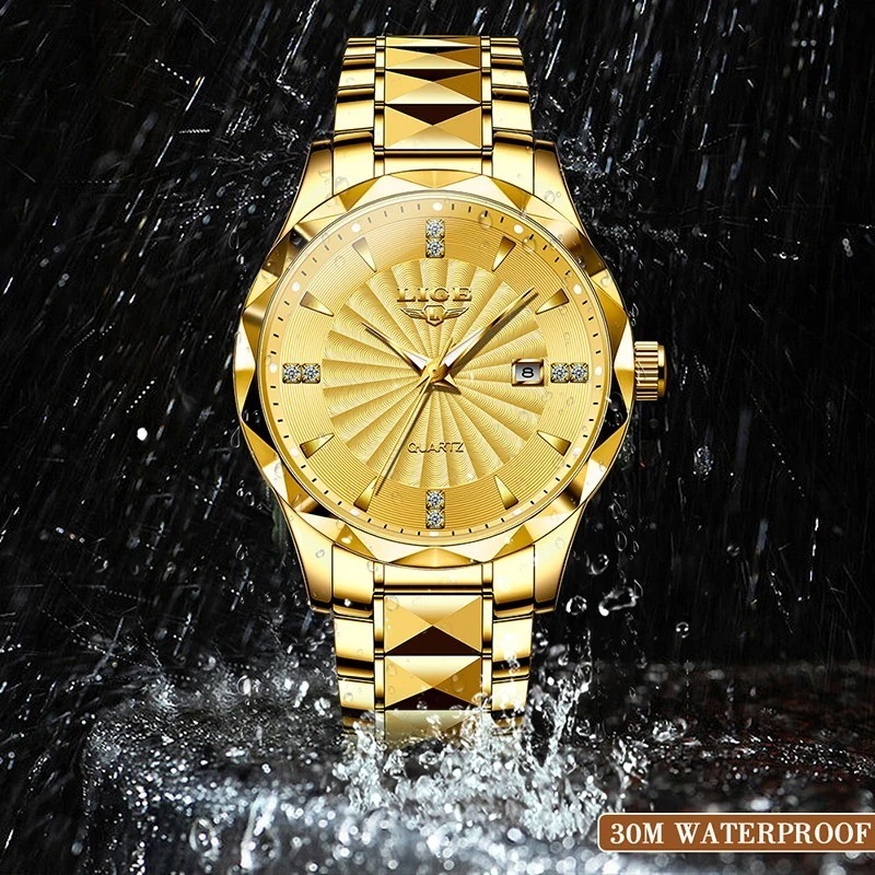 Picture of LIGE 89142 Fashion Quartz Watches Men Casual business Luxury Mens Watch Sports Clock Waterproof Luminous Wrist Watch