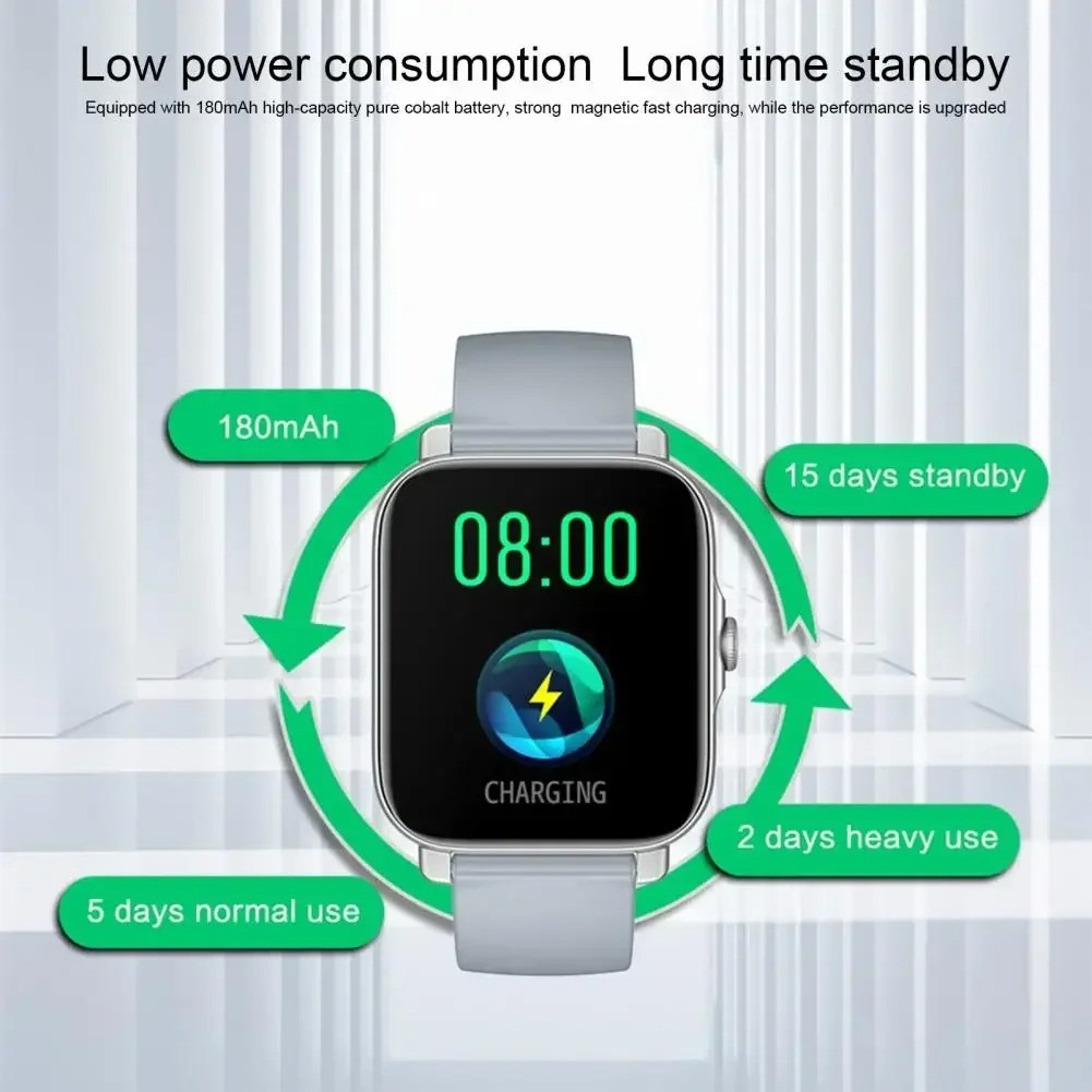 Picture of Original LIGE GT30 Smartwatch Bluetooth Phone Call Smart Watch 1.69 Inch Full Touch Screen Fitness Metal Wrist Watches