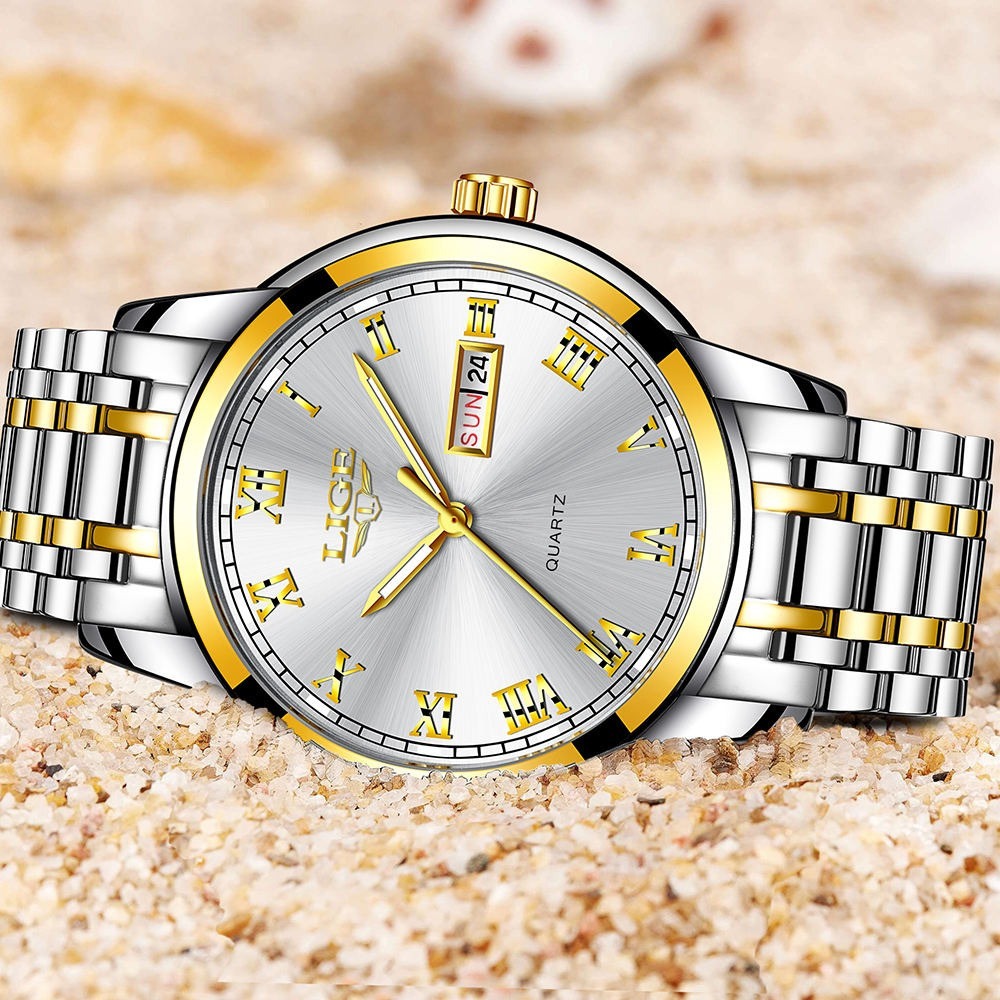 Picture of LIGE LG9846 Fashion Men's Quartz Watch Japanese Quartz Movement Watch