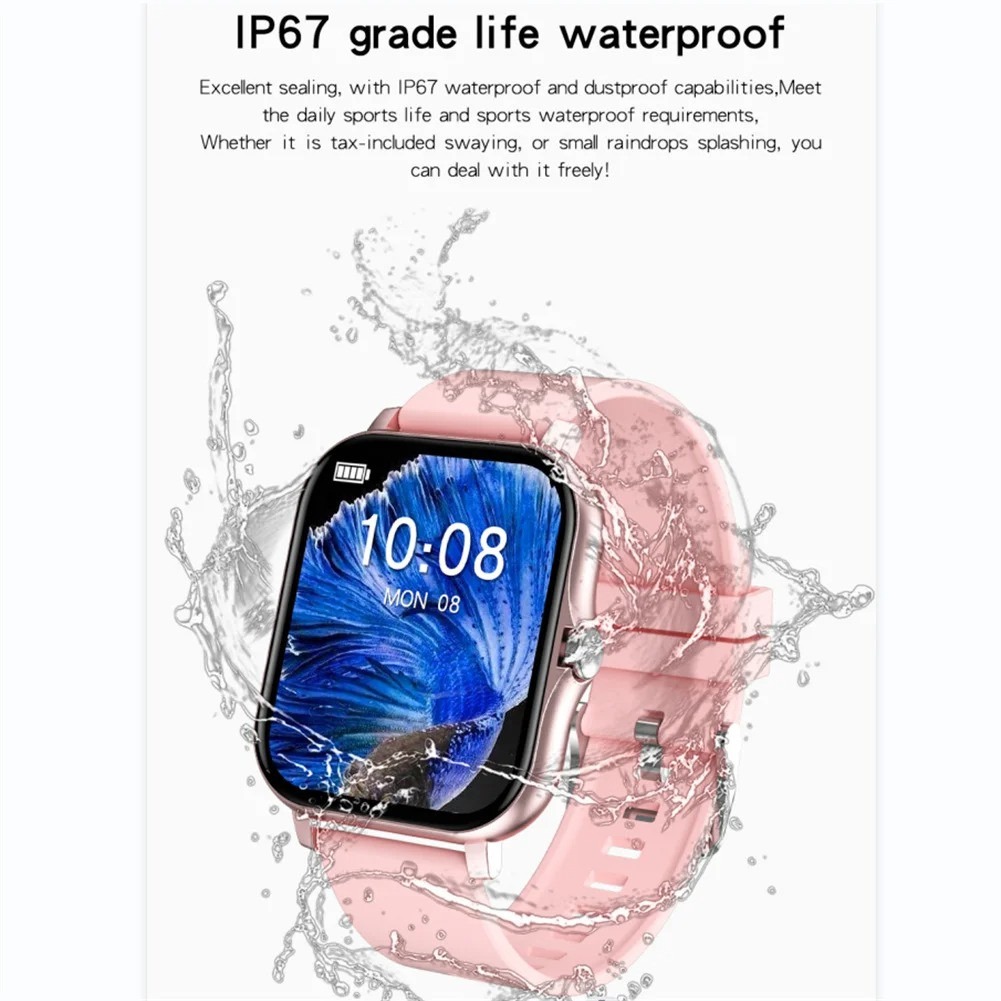 Picture of LIGE GT20 Full Touch Sport Smart Watch Men Women Heart Rate Fitness Tracker Bluetooth callIing Smart Watch