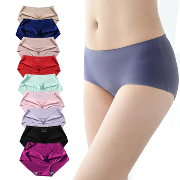 Picture of sylish net and ice silk panty comfortable panty for girls sexy panty hot panty