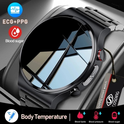 Picture of ECG+PPG Smart Watch Men Sangao Laser Health Heart Rate Blood Pressure Fitness Sports Watches IP68 Waterproof Smart Watch