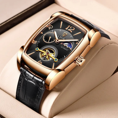 Picture of LIGE 8949 Automatic Mechanical Watch Top Brand Luxury Mens Watches Fashion Business Men Casual Waterproof Watch Relogio Masculino+Box