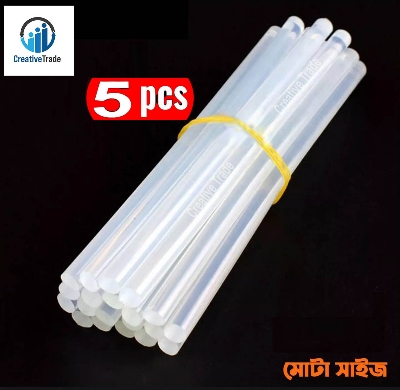 Picture of Hot Melt Glue Gun Glue Stick Big Size For 100 Watt Gun -5 Pieces