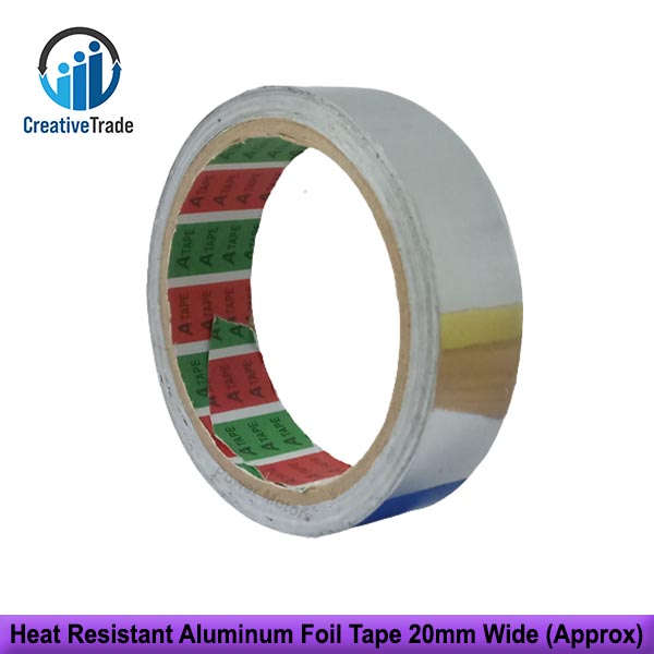 Picture of Heat Resistant Aluminum Foil Tape 20mm Wide (Approx)
