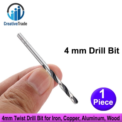Picture of 4mm (Approx) Twist Drill Bit for Iron, Copper, Aluminum, Wood