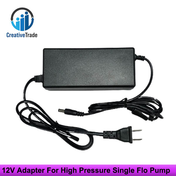 Picture of DC 12V Power Supply Adapter For High Pressure Single Flo Pump - Multi Plug - Multi Plug
