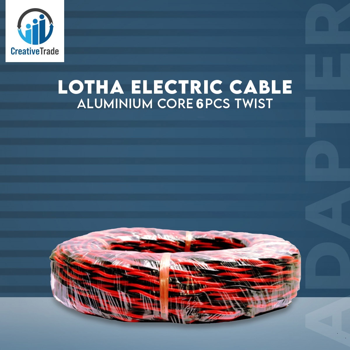 Picture of Lotha Electric Cable Aluminium Core 6pcs Twist