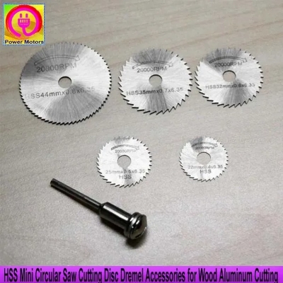 Picture of HSS Mini Circular Saw Cutting Disc Dremel Accessories - For Wood & Aluminum Cutting - Precision Cutting Made Easy - Sharp Accurate Versatile