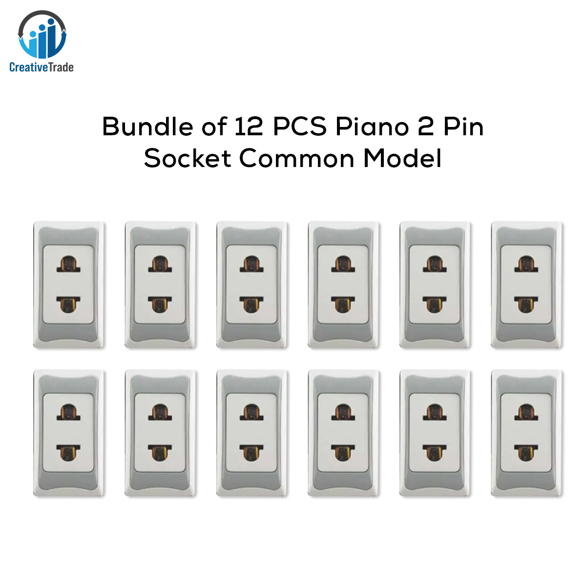 Picture of Bundle of 12 PCS Piano 2 Pin Socket Common Model