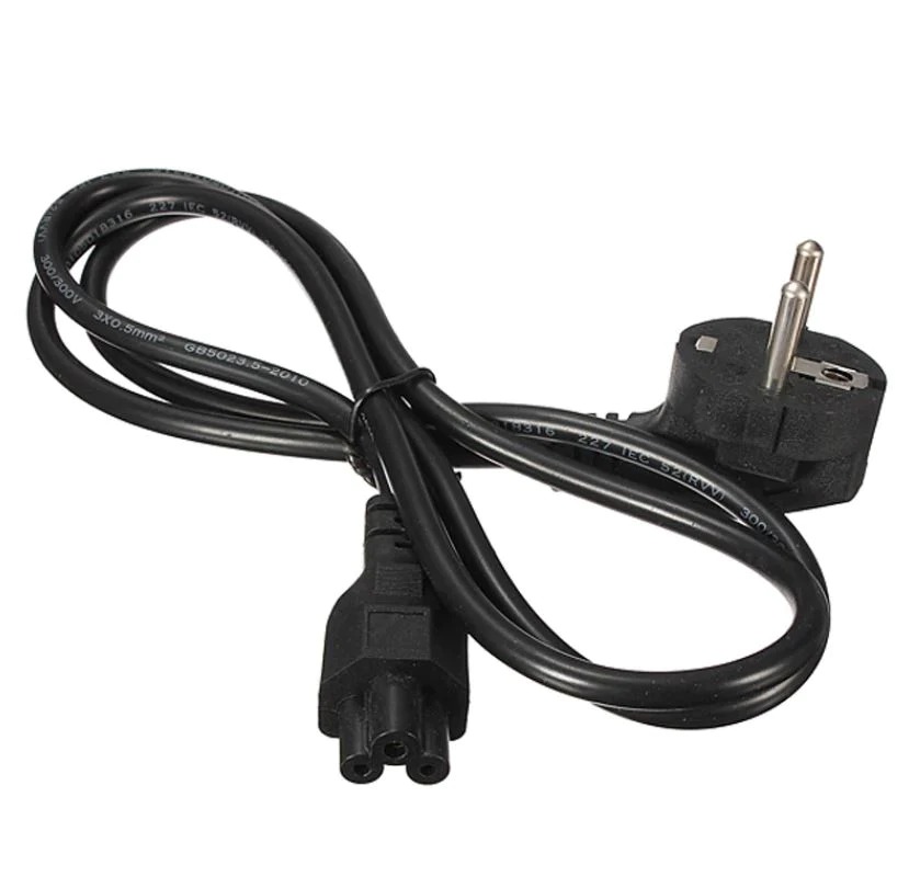 Picture of Laptop Power Cord Cable 3 Pin Plug