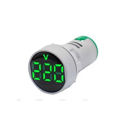 Picture of AC Voltage Meter Round LED Digital 60V to 500V