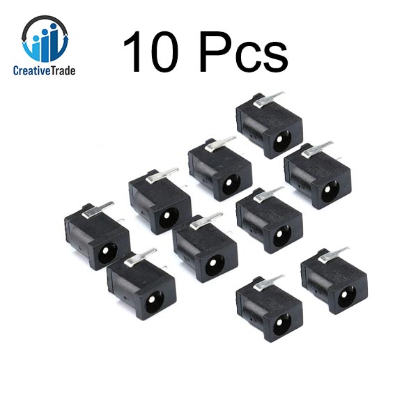 Picture of DC PCB Mount Female Socket Port - 10 Pcs