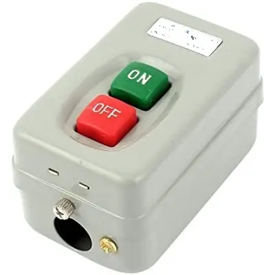 Picture of Push Button On/Off Switch for Motor Pump Machine Switch