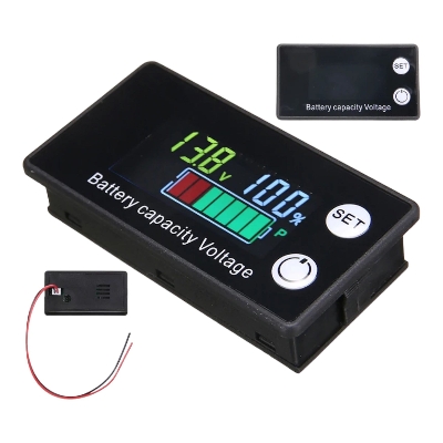 Picture of Battery Monitor 8-100V Digital Battery Capacity and Percentage Voltage Battery Level Meter