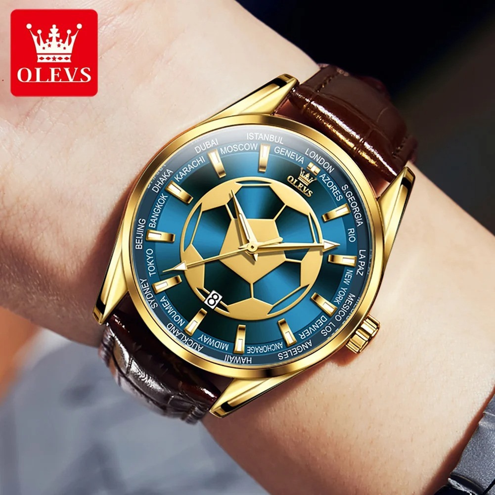 Picture of OLEVS 9949 Fashion Date Quartz Men Watches Top Brand Luxury Male Clock Sport Mens