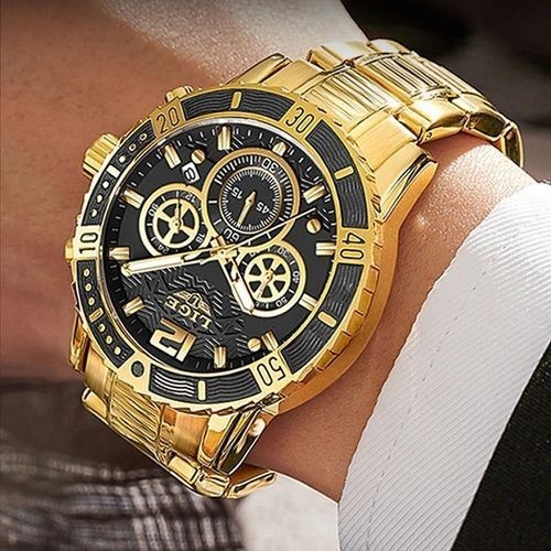 Picture of LIGE 8990 Mens Watches Top Luxury Brand Waterproof Sport Wrist Watch Chronograph Quartz Military Genuine Full Steel Relogio Masculino