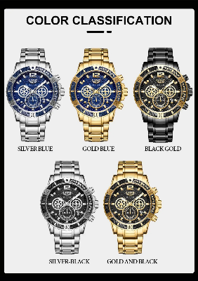 Picture of LIGE 8990 Mens Watches Top Luxury Brand Waterproof Sport Wrist Watch Chronograph Quartz Military Genuine Full Steel Relogio Masculino