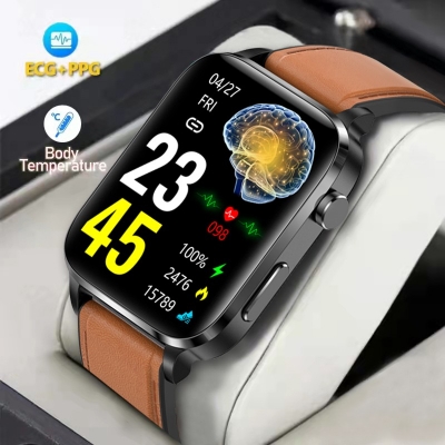 Picture of 2023 New Blood Sugar Monitor Health Smart Watch Men Temperature Blood Pressure Measurement IP68 Waterproof Sport Smart Watch for Men