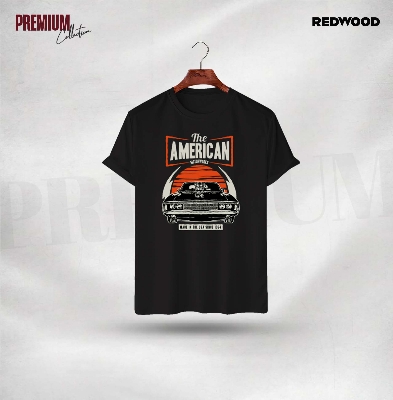 Picture of REDWOOD Premium T-Shirt - "The American Motorworks"