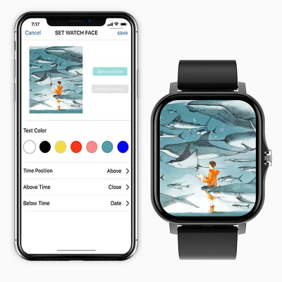 Picture of Original GT30 Smartwatch Bluetooth Phone Call Smart Watch 1.69 Inch Full Touch Screen Fitness Metal Wrist Watches