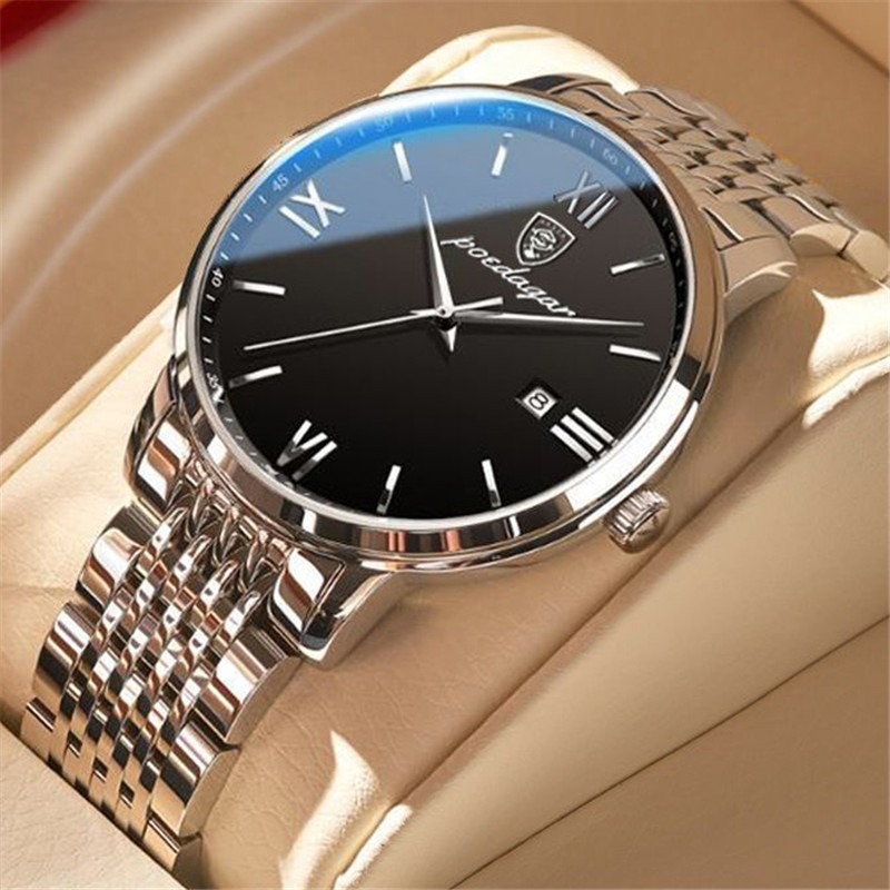 Picture of POEDAGAR 826 New Sport Men Watch Top Brand Luxury Military Army Waterproof Male Clock Stainless Steel Quartz Date Man Wristwatch