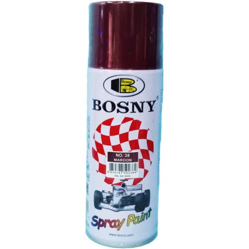 Picture of 400 ml Matt Black Color Spray Paint Bosny Brand - BB-7824