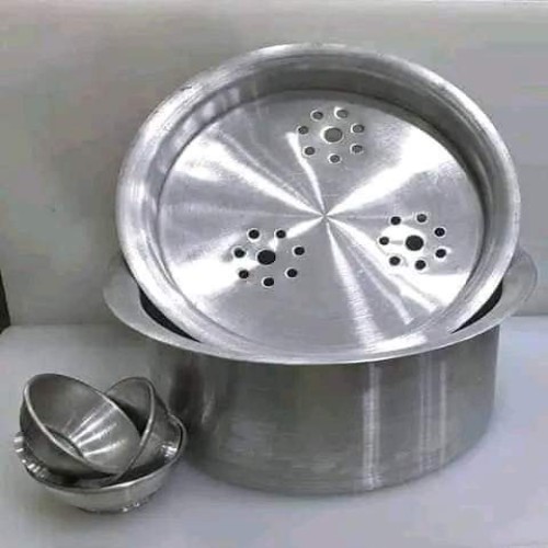 Picture of Silver Pitha Maker Size 6 with 3 Pcs Bati - BB-6678