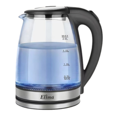 Picture of Elima EMK-222G Cordless Electric Glass Body Kettle - 2 Liter - BB-8874
