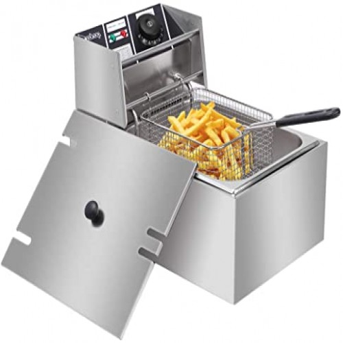 Picture of Hoffmans Commercial 6 Liter Electric Deep Fryer HM-88-1 - BB-8795