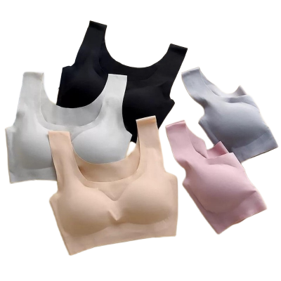 Picture of Ice silk padded  bra slim fit body shaper bra breatheble bra comfortable pushup bra