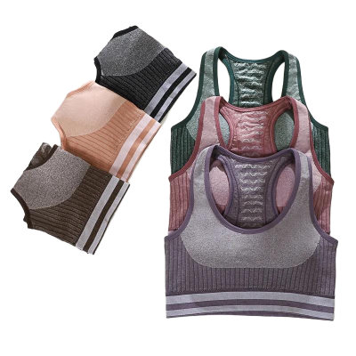 Picture of New Sports  beautiful back sexy sports wrap vest breatheble support  ladies sexy seamless underwater tube top jim training bra