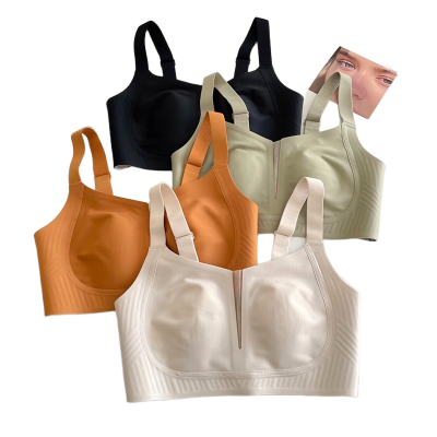 Picture of Wireless Large Size Ladies Underwear Senseless Bra Light Ultra Thin Chest Pads New Styles extra premium sports bra