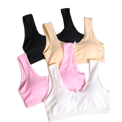 Picture of 2 piece Semis sports cotton bra-teenagers bra