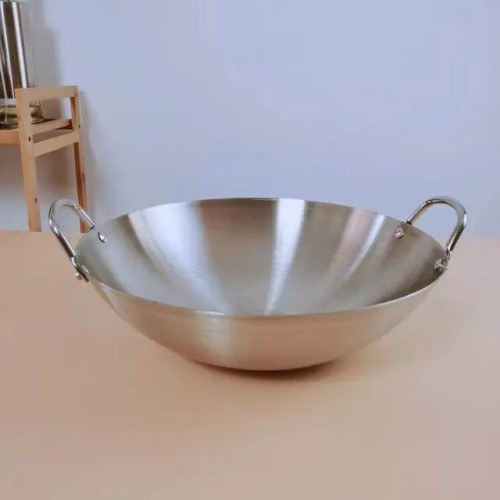 Picture of 55cm High Quality Stainless Steel Fry Pan- BB-7025