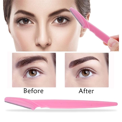 Picture of 3pcs Women Eyebrow Face Razor Trimmer Shaper Shaver Blade Hair Remover Tool Facial Hair Remover Beauty Dropship