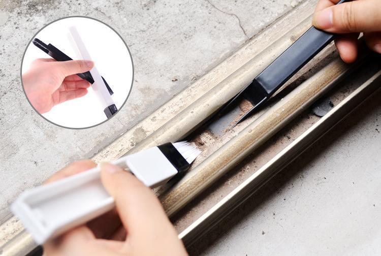 Picture of Multipurpose Window Door Keyboard Cleaning Brush Cleaner+Dustpan 2 In 1 Tool