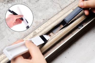 Picture of Portable Cleaning Brush Multifunctional Door and window Keyboard Cleaner Dust Shovel Window Rail Cleaning Tool