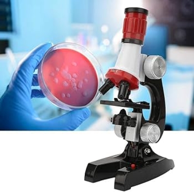 Picture of 1200 Times Microscope Toys Primary School Biological Science Experiment Equipment Kids Educational Toys Microscope Kit