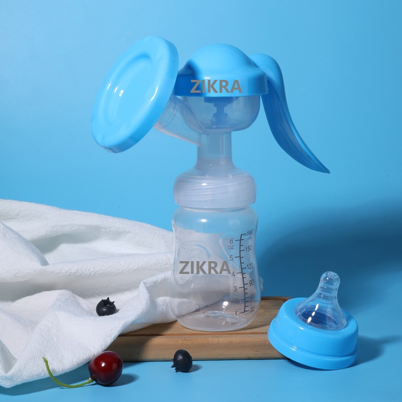 Picture of Painless Manual Breastfeeding Pump Breast Pump With Silicone Pad