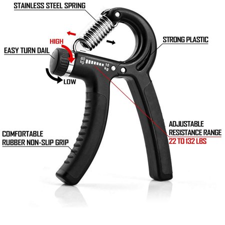 Picture of Adjustable Hand Gripper 6-50Kg - Heavy-Duty Fitness Exerciser for Gym & Power Training