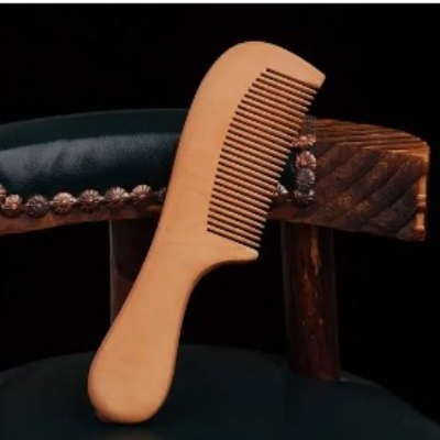 Picture of Natural Wooden Detangling Comb For Handle Shape [China Product]
