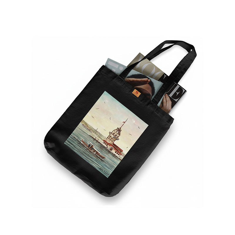 Picture of Heavy-Duty Canvas Tote Bag with Zipper Closure – Perfect for Women’s Work, College & Travel Needs