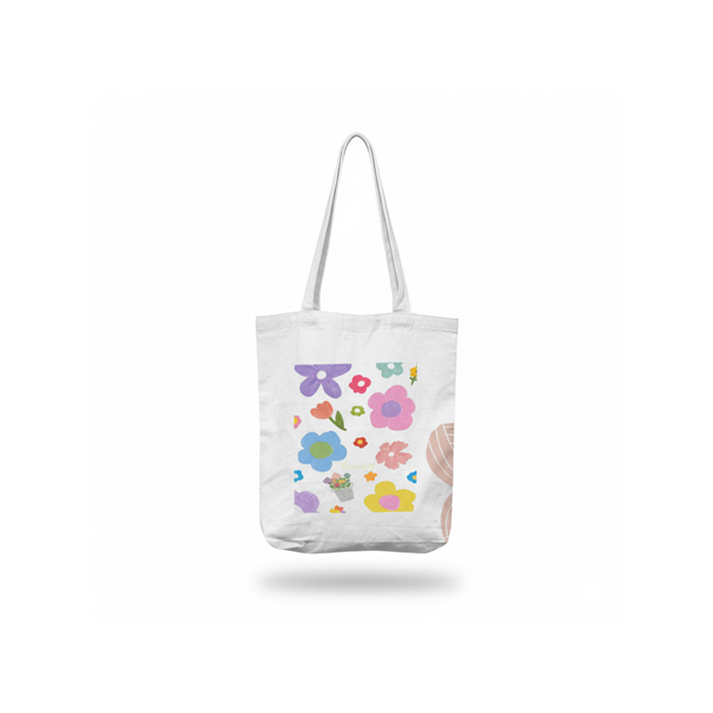 Picture of Stylish Collage Canvas Zipper Tote Bag for Girls and Women – Perfect for University, Work, & Gym