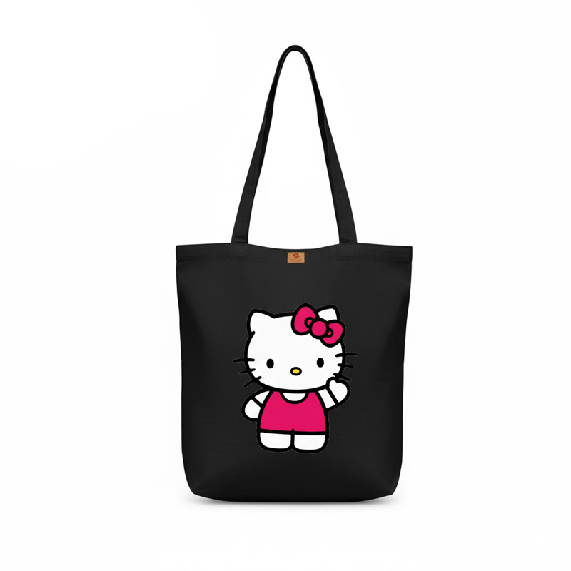 Picture of Eco-Friendly Canvas Zipper Tote Bag for Women – University, College, Beach, and Travel Essential